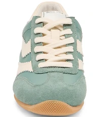 Dolce Vita Limit Nylon and Leather Low Profile Sneakers