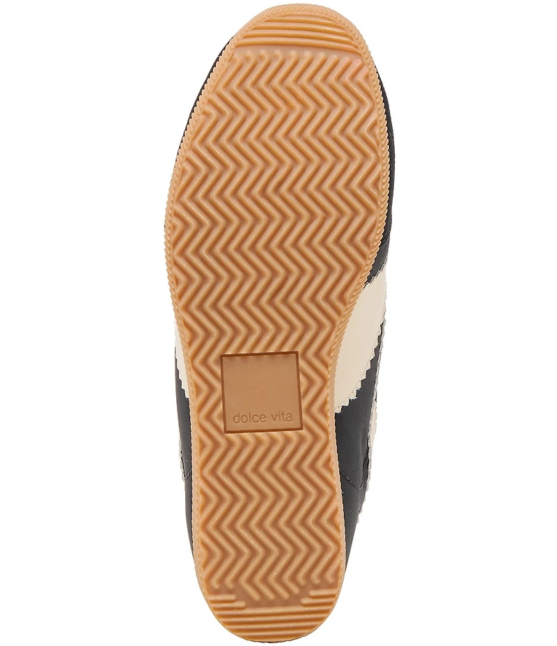 Dolce Vita Limit Nylon and Leather Low Profile Sneakers