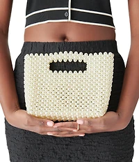 Dolce Vita Linzy Pearl Square Clutch
