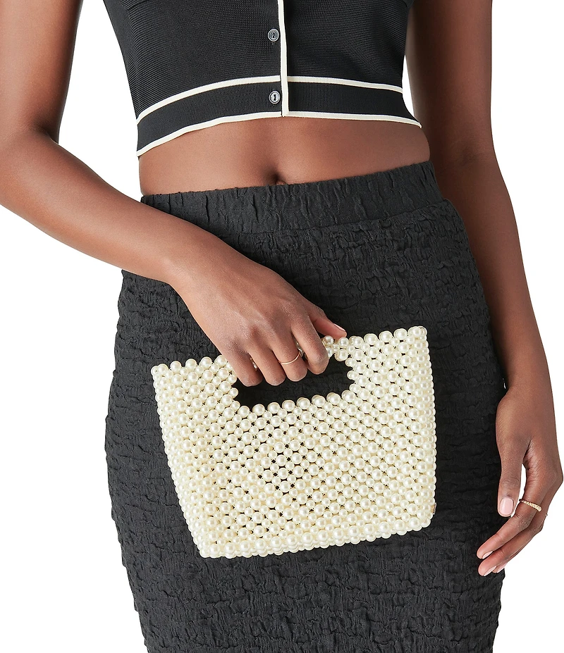 Dolce Vita Linzy Pearl Square Clutch