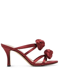Dolce Vita Linzy Satin Rosette Ornamented Dress Slide Sandals