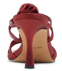 Dolce Vita Linzy Satin Rosette Ornamented Dress Slide Sandals