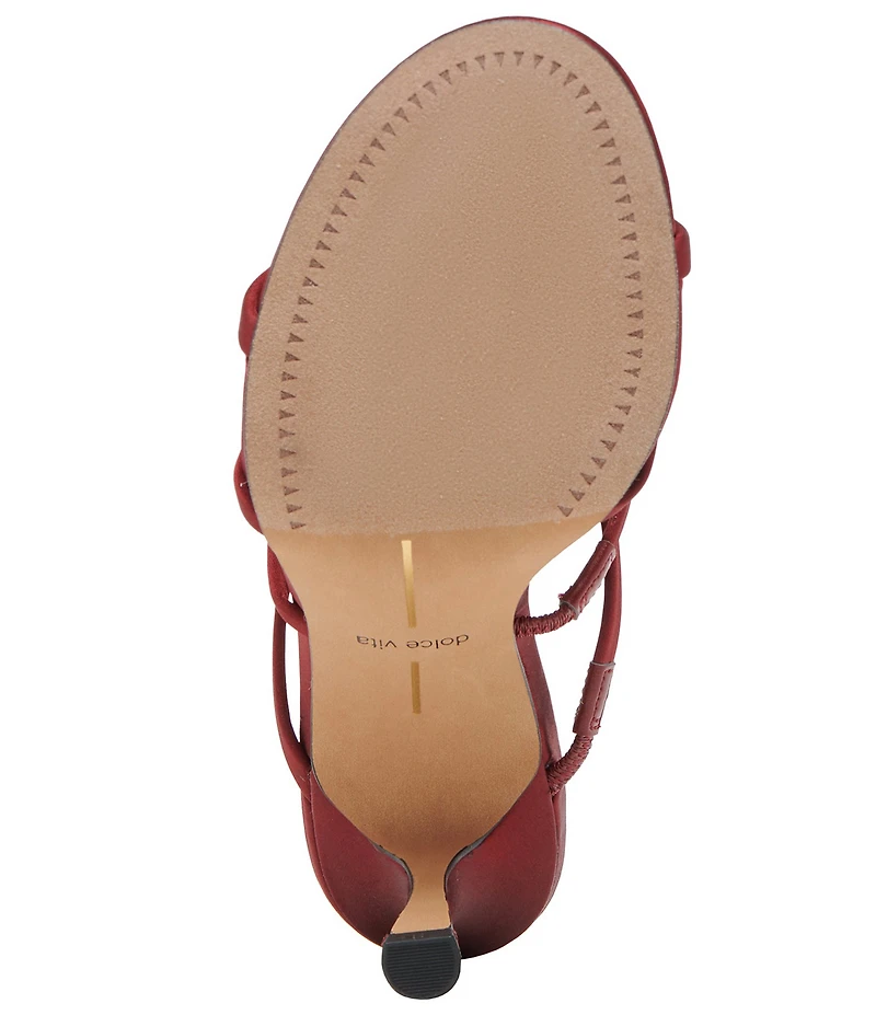 Dolce Vita Linzy Satin Rosette Ornamented Dress Slide Sandals
