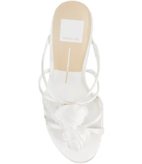 Dolce Vita Linzy Satin Rosette Ornamented Dress Slide Sandals