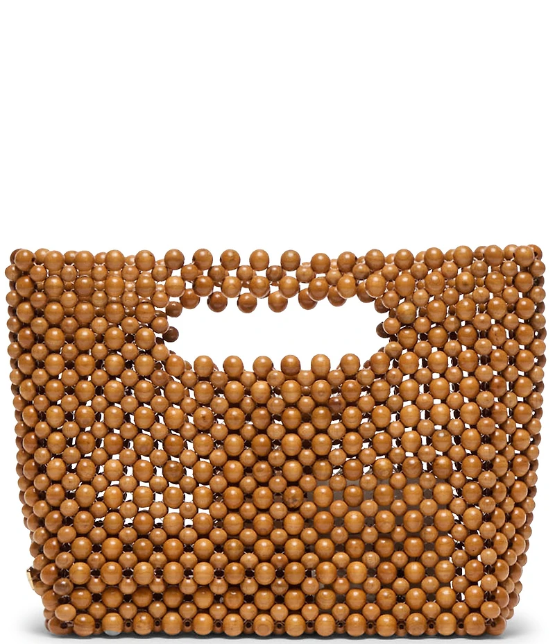 Dolce Vita Linzy Wooden Bead Clutch