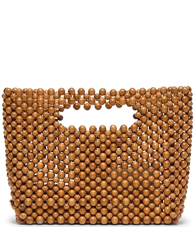 Dolce Vita Linzy Wooden Bead Clutch