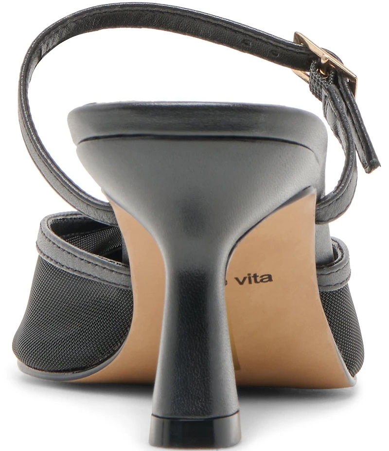 Dolce Vita Loyd Leather and Mesh Mules