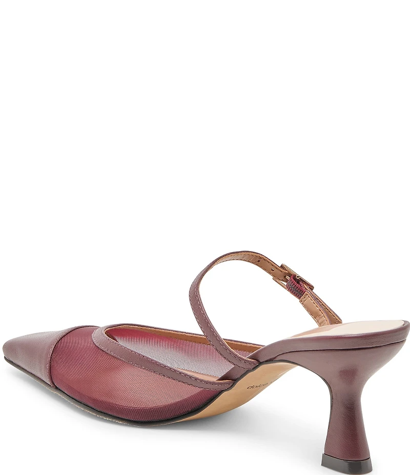 Dolce Vita Loyd Leather and Mesh Mules