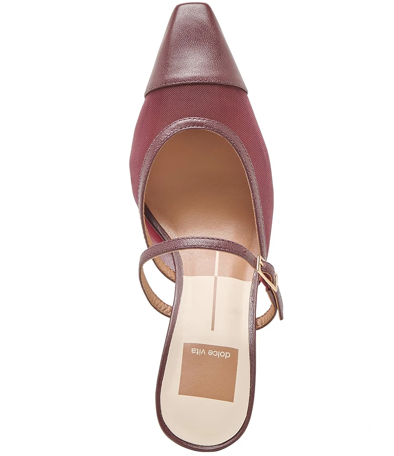 Dolce Vita Loyd Leather and Mesh Mules