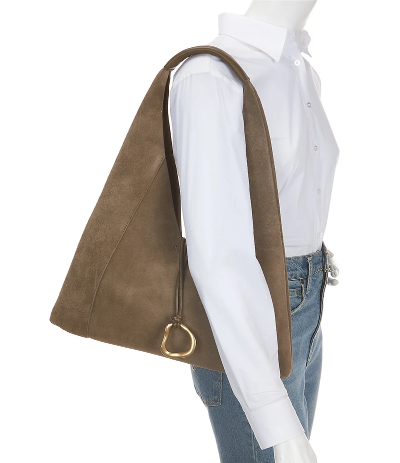 Dolce Vita Malin Suede Hobo Shoulder Bag