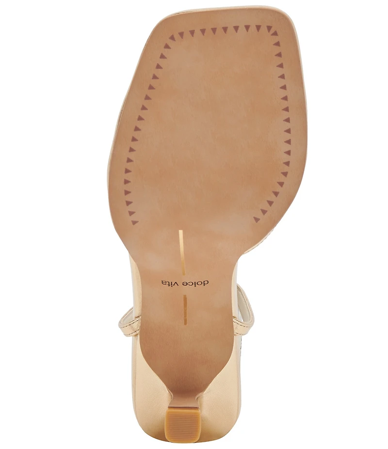 Dolce Vita Manji Strappy Leather Dress Sandals