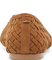 Dolce Vita Megin Suede Woven Ballet Flats