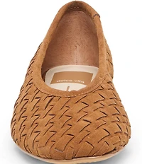 Dolce Vita Megin Suede Woven Ballet Flats