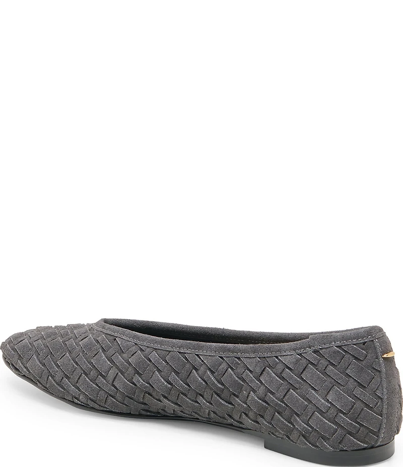 Dolce Vita Megin Suede Woven Ballet Flats
