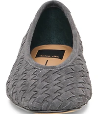 Dolce Vita Megin Suede Woven Ballet Flats