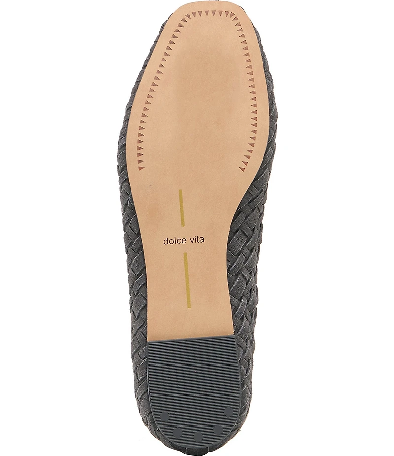 Dolce Vita Megin Suede Woven Ballet Flats