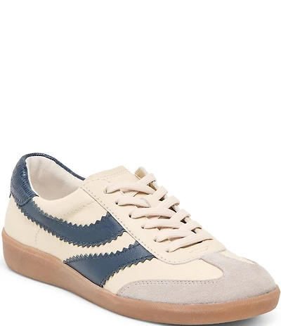 Dolce Vita Merit Embossed Leather Gum Sole Sneakers
