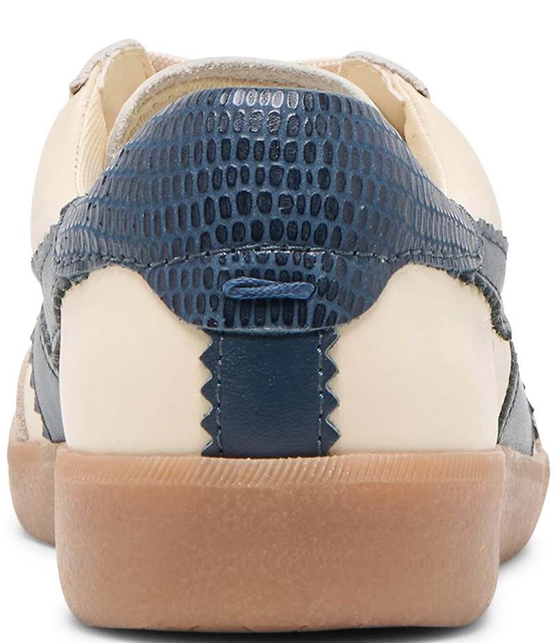 Dolce Vita Merit Embossed Leather Gum Sole Sneakers
