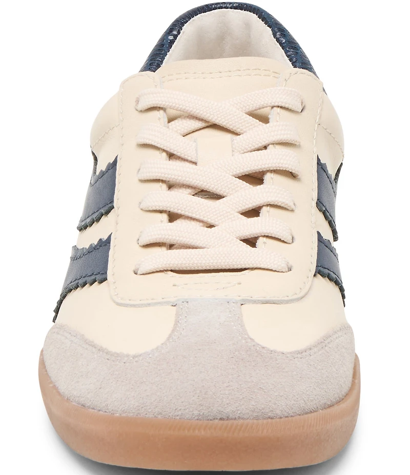 Dolce Vita Merit Embossed Leather Gum Sole Sneakers