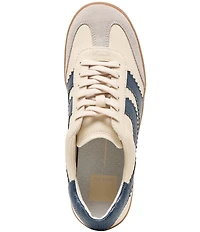Dolce Vita Merit Embossed Leather Gum Sole Sneakers