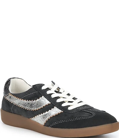 Dolce Vita Merit Embossed Leather Gum Sole Sneakers