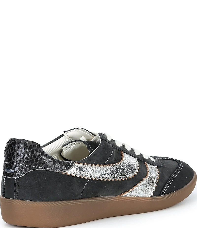 Dolce Vita Merit Embossed Leather Gum Sole Sneakers