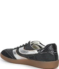 Dolce Vita Merit Embossed Leather Gum Sole Sneakers