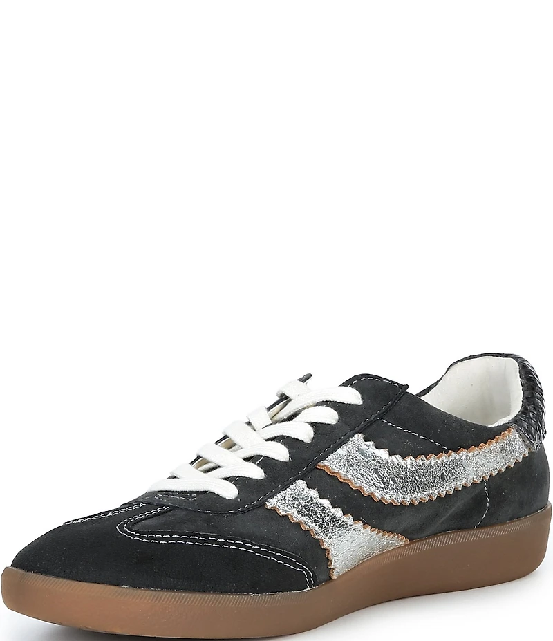 Dolce Vita Merit Embossed Leather Gum Sole Sneakers