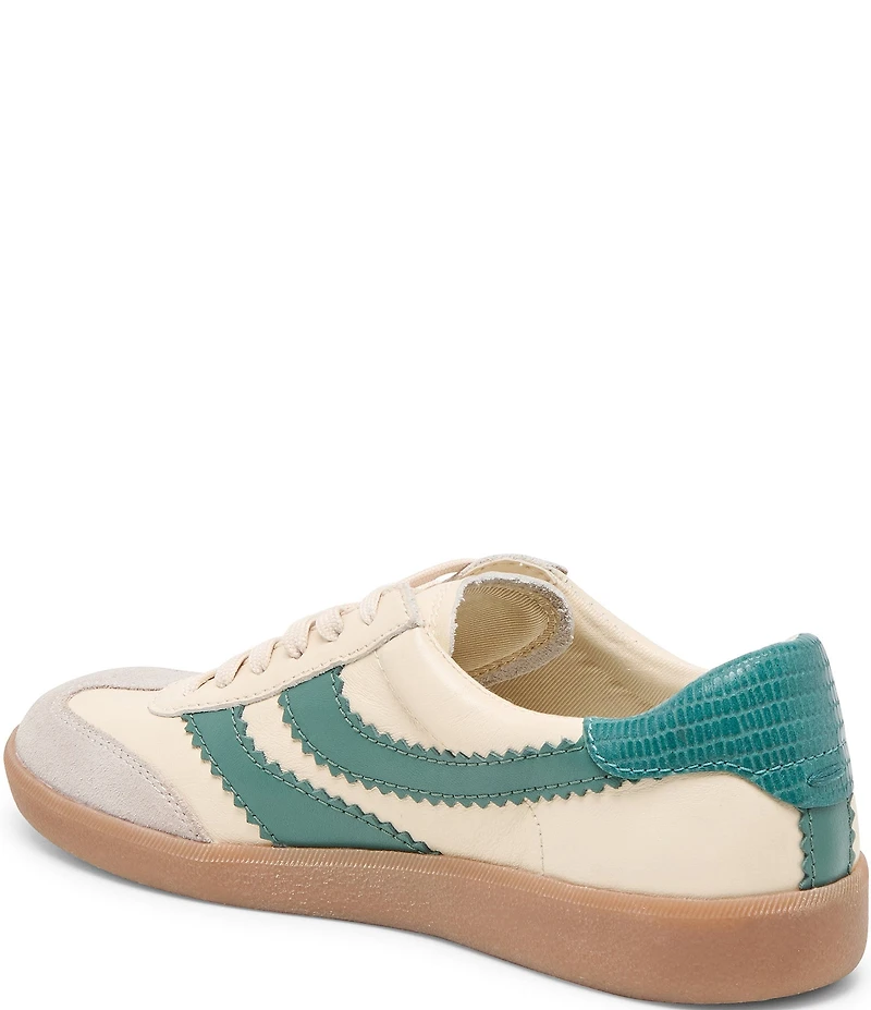 Dolce Vita Merit Embossed Leather Gum Sole Sneakers