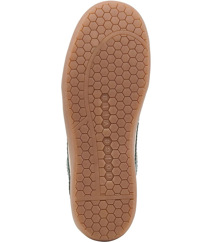 Dolce Vita Merit Embossed Leather Gum Sole Sneakers