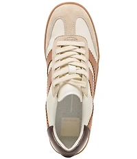 Dolce Vita Merit Embossed Leather Gum Sole Sneakers