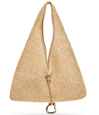 Dolce Vita Raffia Hardware Detail Hobo Bag