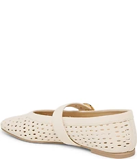 Dolce Vita Mikel Perforated Suede Mary Jane Ballet Flats