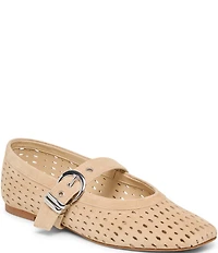 Dolce Vita Mikel Perforated Suede Mary Jane Ballet Flats