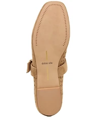 Dolce Vita Mikela Perforated Suede Mary Jane Ballet Flats