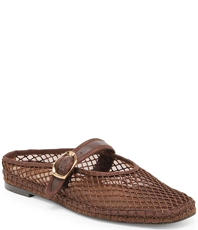 Dolce Vita Milie Mesh Mary Jane Buckle Flat Mules