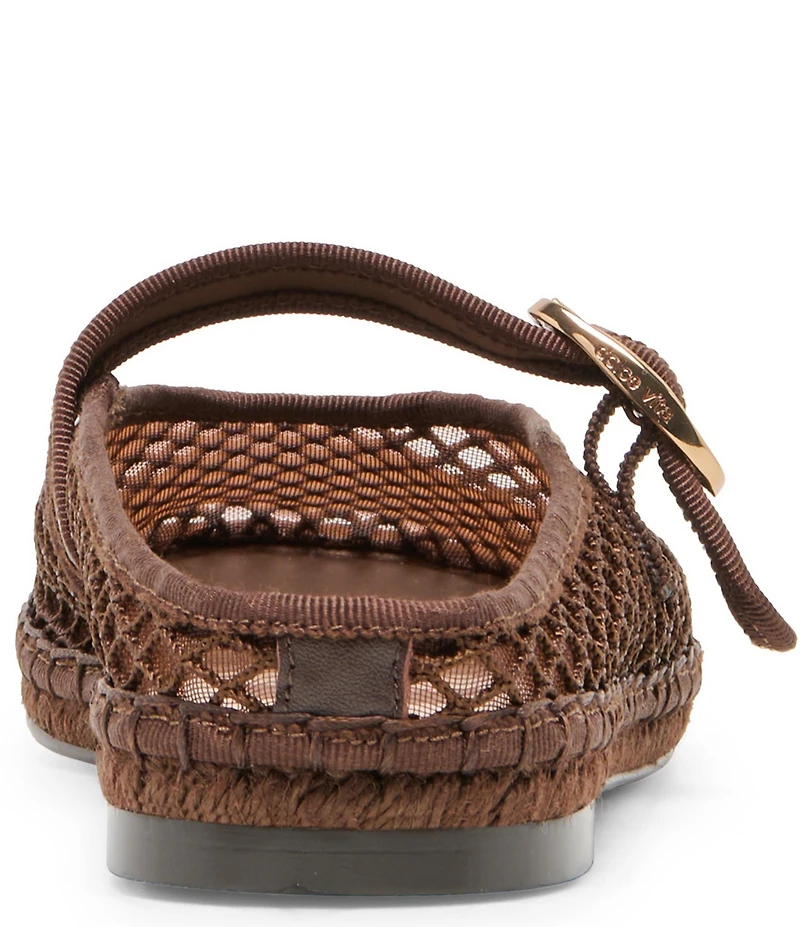 Dolce Vita Milie Mesh Mary Jane Buckle Flat Mules