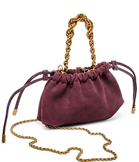 Dolce Vita Cleo Mini Suede Drawstring Crossbody Bag