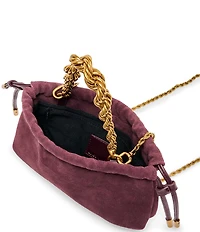 Dolce Vita Cleo Mini Suede Drawstring Crossbody Bag