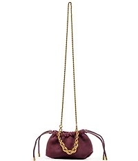 Dolce Vita Cleo Mini Suede Drawstring Crossbody Bag