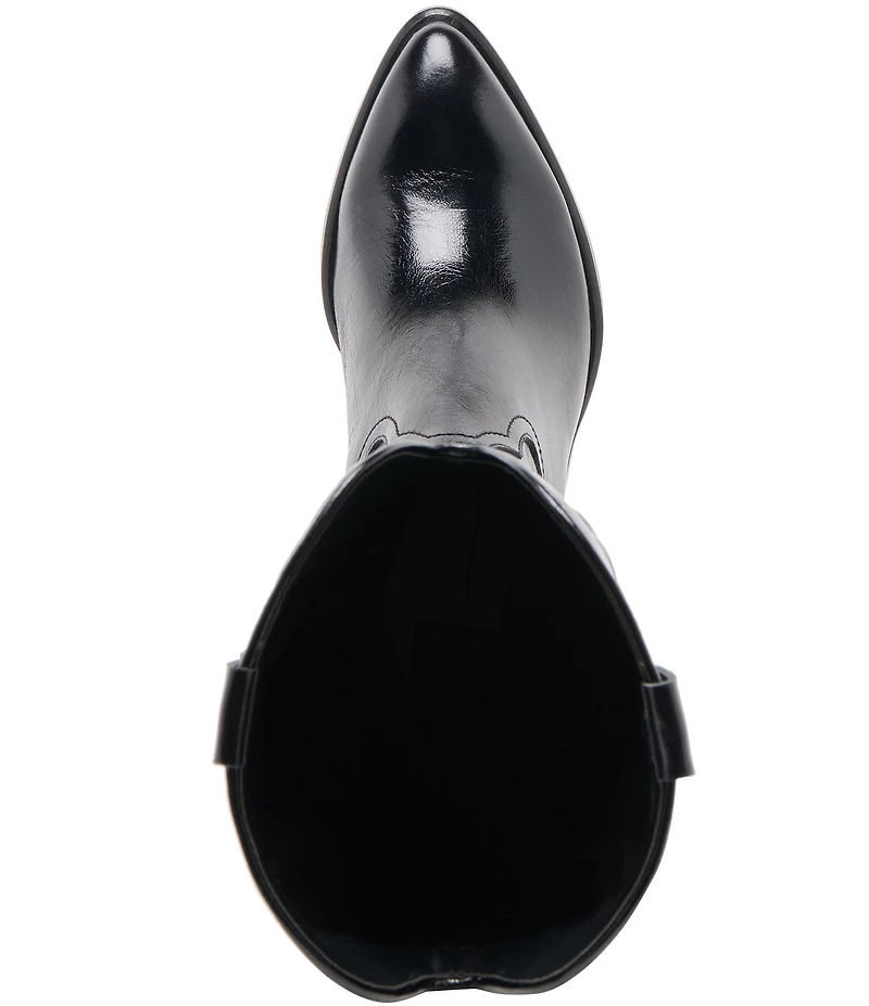 Dolce Vita Mirla Leather Sculpted Western Inspired Tall Boots