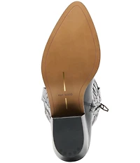 Dolce Vita Mirla Leather Sculpted Western Inspired Tall Boots