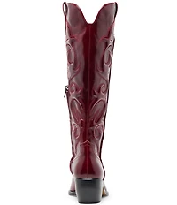 Dolce Vita Mirla Leather Sculpted Western Inspired Tall Boots
