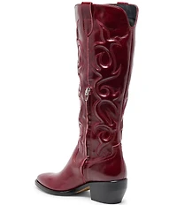 Dolce Vita Mirla Leather Sculpted Western Inspired Tall Boots
