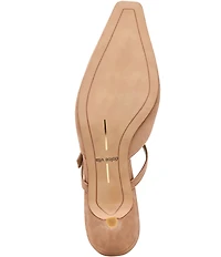 Dolce Vita Morgen Suede Snip Toe Dress Mules