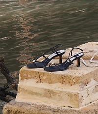 Dolce Vita Mylee Leather Strappy Metallic Hardware Dress Sandals