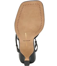 Dolce Vita Mylee Leather Strappy Metallic Hardware Dress Sandals