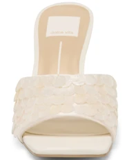 Dolce Vita Nandy Confetti Shell Embellished Dress Slide Sandals