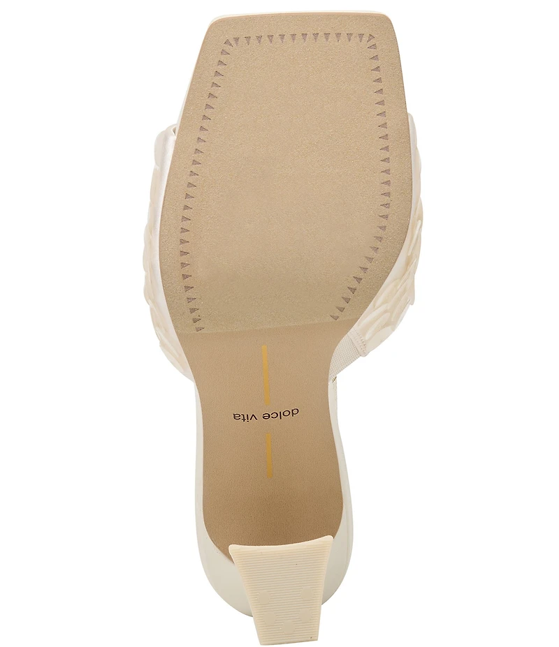 Dolce Vita Nandy Confetti Shell Embellished Dress Slide Sandals