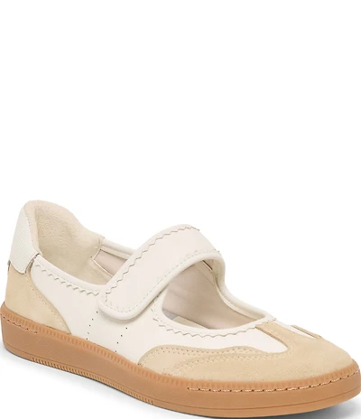 Dolce Vita Nanet Leather Colorblock Suede Mary Jane Sneakers
